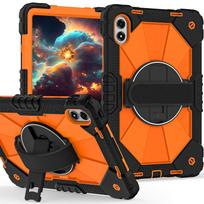 360 Degree Rotate Stand Kids Case for Tablet Case for Xiaomi Redmi Pad 2 Pro 12.1 Inch 2025 with Shoulder Strap Redmi pad2 Pro 12.1 gray