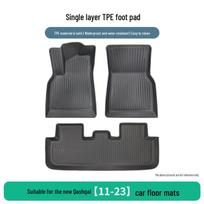 Nissan New Qashqai 11-23 TPE Floor Mats: Durable, Wear & Dirt-Resistant gray