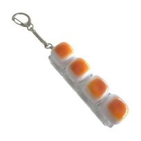 Bun Toy LED Light-up 38147 Keys Keyboard Fidget Keyboard Keychain Decompression Button A gray