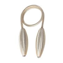 Curtain Tie Backs Twist Tie, No Drill Bendable Rope Holdback, Flexible DIY Window Curtain Holder for Living Room Bedroom Drapes gray