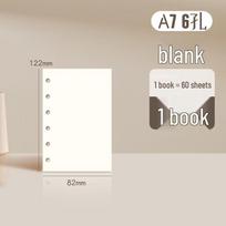 Versatile Notebook Refill: B5/A5 Loose-Leaf 6/9-Hole Detachable Inner Pages white
