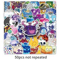 50 Blox Fruits Cartoon Game Stickers - Cute, Waterproof, Perfect for Phone Cases & Laptops
