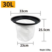 Jieba BF501 Vacuum Cleaner Accessory Set: Filter, Dust Bag, Separator Bag, Liner, and Dust Grid. white