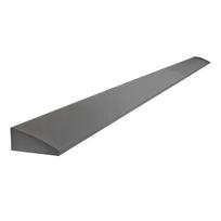 1PC 90cm/35.43inch Silicone Threshold Ramp Slope Climbing Strip Self-adhesive Protective Floor Mat Floor Transition Strip 90cm pilka spalva