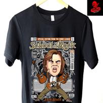 Jack Black School of Rock Rock Music Tee Unisex Heavy Cotton T-shirt S–3XL S