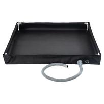 Portable Shower Base with Drain Hose Outdoor Tent Shower Tray Foldable Shower Pan Camping Shower Tent Floor Base for RV Outdoor juoda