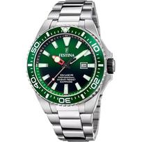 Montre Festina Diver F20663/2 Homme - Quartz - Acier inoxydable - Vert - Argent black