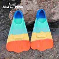 Adult & Kids Freestyle Butterfly Snorkeling Fins - Swimming Flippers XS (34-35) blue