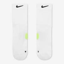 NIKE Men's And Women's Mid-Calf Socks, MDWT RUN MCRW 1PR Sports Socks, One Pair, HV6935-100 White, XL white