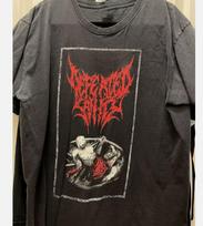 Defeated Sanity Band Album Tour T-Shirt 100_ Cotton Unisex S-5XL L gray