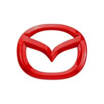ABS Automobilio Vairo Rato Centrinis Lipdukas Mazda Atenza CX-4 CX-5 Axela Automobilio Interjero Lipdukai Apdailos Aksesuarai hpxdw88 sidabras