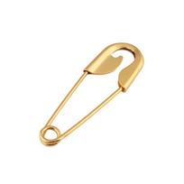 European Styled Large Metal Cross Chain Hair Clip - Elegant Bun Accessory