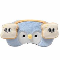 Stretchy Sleeping Eye Mask Cartoon Eye Shade Cover Cartoon Plush Sleeping Eye Mask  Travel Use Toast