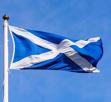 Scotland Flag Cross Saint Andrew Banner 60X90CM 90X150cm New Fashion Office Activity Parade Festival Home Decoration 90 x 150cm