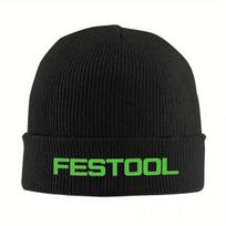 Elektrinio įrankio Festools logotipas Megzta kepurė Žieminė kepurė Šilta akrilinė Gatvės kepurės vyrams ir moterims One Size black