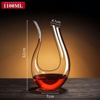 Luxury Handmade Crystal Glass Wine Decanter brown