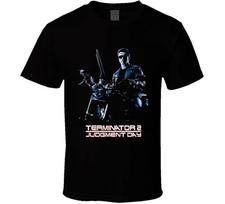 Terminatorius 2: Teismo diena Unisex Marškinėliai XL black