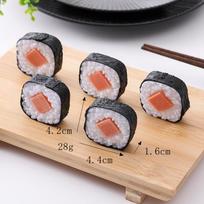 Japanese Food Posters Sushi Salmon Roll Caviar Seafood Canvas Painting Wall Art Pictures Restaurant Kitchen Decor 5pc/lot 5pc gray