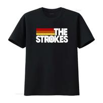 Vintage The Strokes Rock Concert Tour T Shirt 100 Cotton Men's S 5XL Slightly graphic designer L black