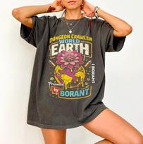 Dungeon Crawler Carlcotton TShirt Princess Donut Mongo Design S black