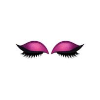 Lazy Eye Shadow Eyelash Patch, Eyelashes Makeup Stickers, Colorful Fashion Eyelid Line Sticker, 2-In-1 Reusable Eye Makeup Stickers With False One Size