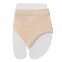 High Elasticity Flip-flop Toe Socks Solid Color No Show Socks Toe Separator Socks  Casual Wear gray