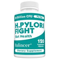 Balincer H. Pylori Fight Virškinimo sistemos sveikatos papildas 120 kapsulių 120 Capsules