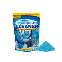 Foaming Toilet Bowl Cleaner, Mild Powder Removes Tough Stains, Deodorizes, Safe for Porcelain Glaze 1 pc