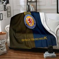 Braunschweig Fc Crest Design Flannel Blanket, Soft Polyester, Modern Design, All-Season for Camping, Travel, Gifts for holidays or birthdays 75x90cm