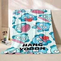 Hangyodon Sanrio Antklodė Šilta Minkšta Pūkuota Animacinio Dizaino Mesti Antklodė Suaugusiems Sofai Lovai Kelioninė Paklodė Mergaitėms Dovana#(1) 75X95CM pilka spalva