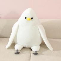 Cute soft white little pigeon doll plush toy pigeon doll children soothing doll birthday gift 23cm（0.3kg） white