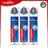 Colgate Upgraded Anti-Cavity Fluoride Pump Toothpaste blue