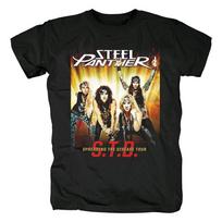 Vtg Steel Panther Band Us Hard Rock Heavy Cotton Black All Size For Men TT315 Unisex T-Shirt XXXL beige