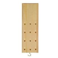 Wall Mount Dart Holder Holds Up to 12 Dart Space Saving Soft Steel Dart Organizer Wood Storage Rack with Metal Hook Dart B sena mediena