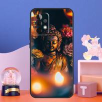 India Buddha Case For Samsung Galaxy A56 A36 A26 A16 A06 A13 A33 A53 A15 A35 A55 A34 A54 A52 A12 A32 A17 Samsung A23 white