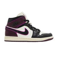 Jordan 1 Mid SE Bordeaux (Women's) 44.5 black