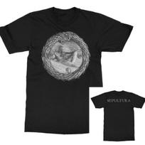 Sepultura Arisen Bluegreen S Band Rock Music Art Style Summer Casual TShirt Unisexs and Womens Luxury Brand Top Logo M