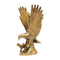 Brass Eagle Statue | Height-| Weight- 550 Gram Approx. | Vastu Idol for Home beige