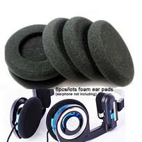 10 vnt. Pakeičiami ausinių ausų pagalvėlės Earpads kempinės minkštas putplasčio paminkštinimas Koss For Porta Pro PP PX100 ausinėms black black
