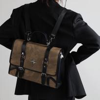New Trendy Fashion Students Schoolbags High-capacity Preppy Women Shoulder Handbags Vintage Y2k Aesthetic Star Backpacks gray