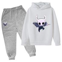 game Hollow Knight kids Hoodies children Fashion New Popular Personality Anime Hoodie Harajuku Sweatshirts boy hoodie sets 100 white