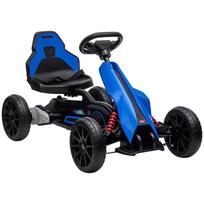 Kart Children's Electric Car 12V from 3 to 8 Years Speed 3-5km/h and Seat Belt 100x58x58.5cm Blue 100 x 58 x 58.5 cm