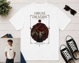 House of The Dragon Movie Graphic 2026 TShirt 100Cotton Unisexs Unisexs Y2k Popular Oversized Funny Tshirt Casual Tee Streetwear S
