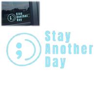 Self Adhesive SAD Stay Another Day Waterproof Vinyl Decals New Window Decals  Vehicle Accessories mėlyna