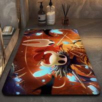 Hollow K-Knight Game Entrance Door Mat Washable Non-Slip Living Room Sofa Chairs Area Mat Kitchen Welcome Doormat 40cm x 60cm brown