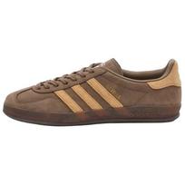 Adidas Originals GAZELLE INDOOR Leather Skateboard Shoes Unisex Brown JQ8386 36⅔ ruda