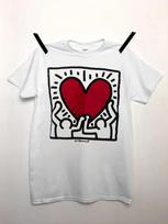 New Keith Haring Holding A Heart Shirt Unisex Concert S to 5XL CR237 XXL black