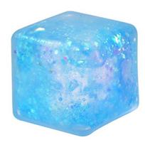 Populiarus spalvingas kubo minkomas žaislas Minkštas želė spaudomas streso malšinimo Fidget žaislas Sensory Cube vaikams Suaugusiems pink
