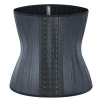 Latex 25 Steel Bone Waist Trainer Tummy Control Waist Cincher Body Shaper Corset S juoda