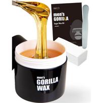 Mens Gorilla Brazilian Wax 350g Starter Set Hair Removal VIO Men Depilation Unwanted Treatment Whole Body Face Beard